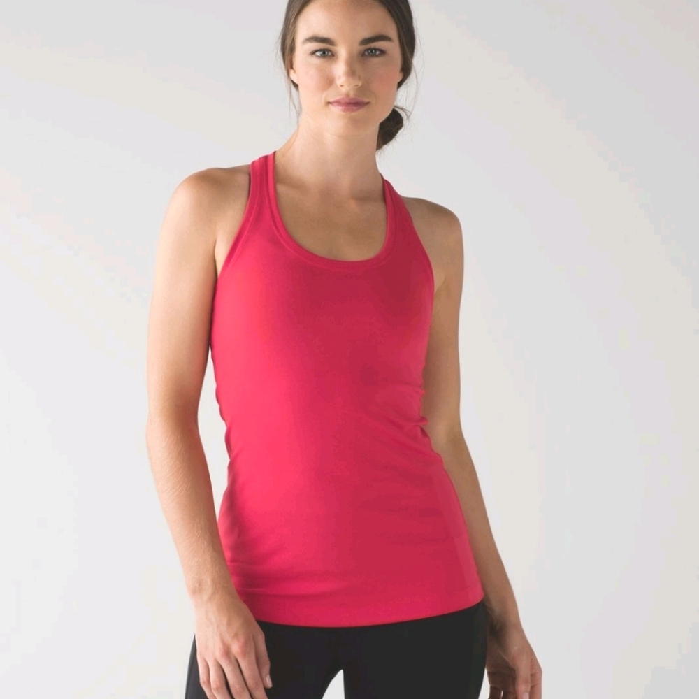 Lululemon Red Cool Racerback Tank Size 6